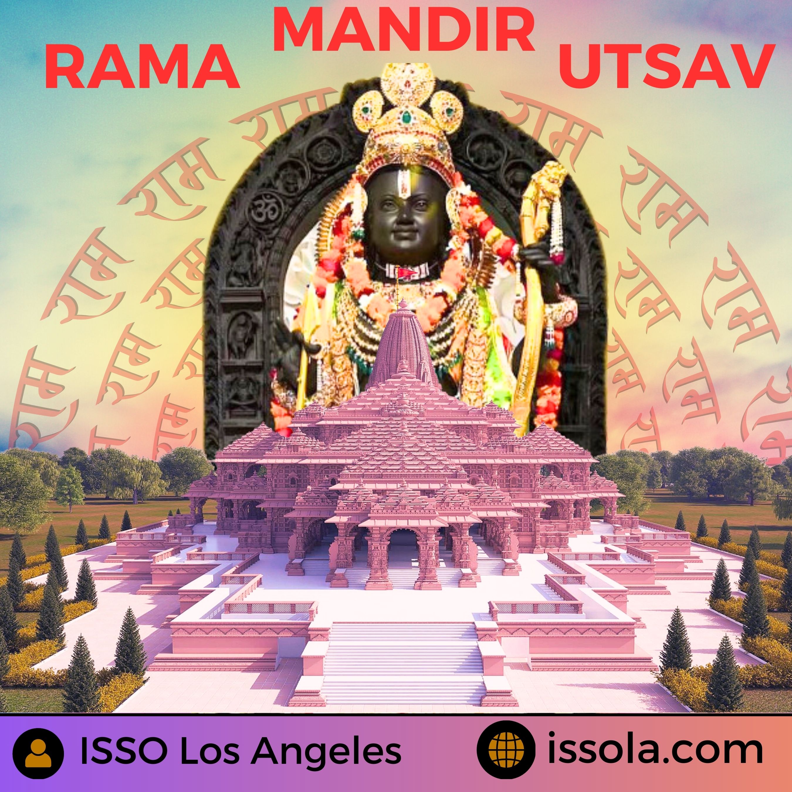 Rama Utsav - ISSO Swaminarayan Temple, Norwalk, Los Angeles, www.issola.com